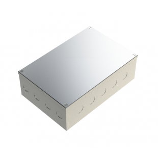 225mm x 150mm x 75mm Galvanised Adaptable Box With Knockouts